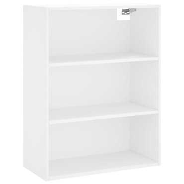 vidaXL Ντουλάπι Λευκό 69,5x32,5x180cm Επεξεργασμένο Ξύλο 1 τεμ.