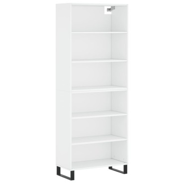 vidaXL Ντουλάπι Λευκό 69,5x32,5x180cm Επεξεργασμένο Ξύλο 1 τεμ.