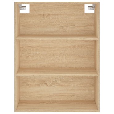 vidaXL Ντουλάπι Sonoma Δρυς 69,5x32,5x180cm Επεξεργασμένο Ξύλο 1 τεμ.