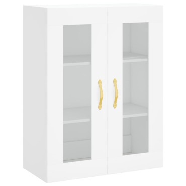 vidaXL Ντουλάπι Λευκό 69,5x34x180cm από Επεξεργασμένο Ξύλο 1 τεμ.