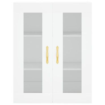 vidaXL Ντουλάπι Λευκό 69,5x34x180cm από Επεξεργασμένο Ξύλο 1 τεμ.