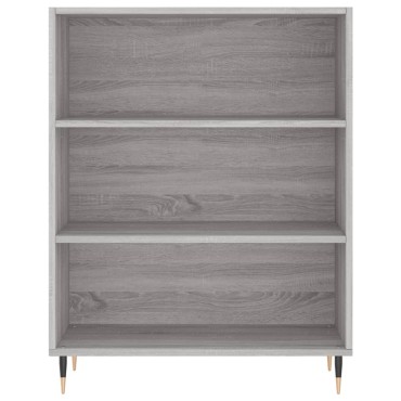 vidaXL Ντουλάπι Γκρι Sonoma 69,5x34x180cm Επεξεργασμένο Ξύλο 1 τεμ.