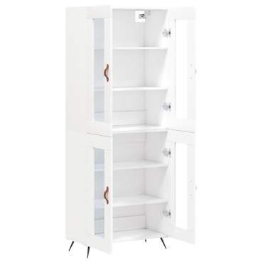 vidaXL Ντουλάπι Λευκό 69,5x34x180cm από Επεξεργασμένο Ξύλο 1 τεμ.