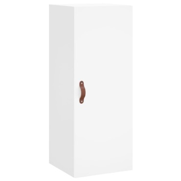vidaXL Ντουλάπι Λευκό 34,5x34x180cm από Επεξεργασμένο Ξύλο 1 τεμ.
