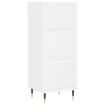 vidaXL Ντουλάπι Λευκό 34,5x34x180cm από Επεξεργασμένο Ξύλο 1 τεμ.