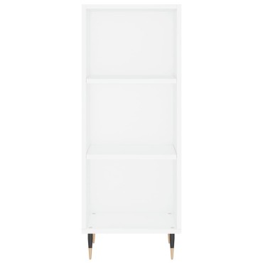 vidaXL Ντουλάπι Λευκό 34,5x34x180cm από Επεξεργασμένο Ξύλο 1 τεμ.