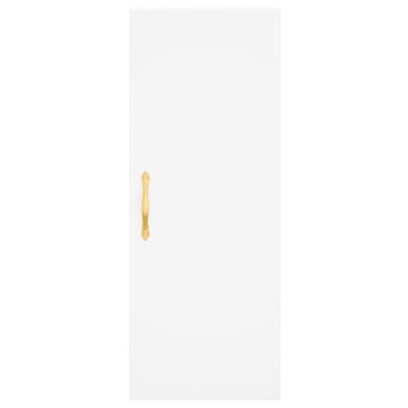 vidaXL Ντουλάπι Λευκό 34,5x34x180cm από Επεξεργασμένο Ξύλο 1 τεμ.