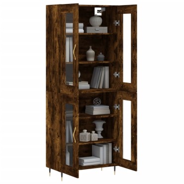 vidaXL Ντουλάπι Καπνιστή Δρυς 69,5x34x180cm από Επεξεργασμένο Ξύλο 1 τεμ.