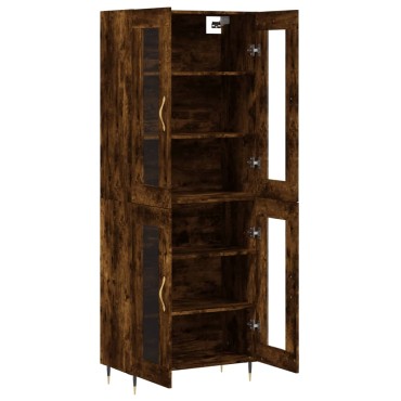 vidaXL Ντουλάπι Καπνιστή Δρυς 69,5x34x180cm από Επεξεργασμένο Ξύλο 1 τεμ.