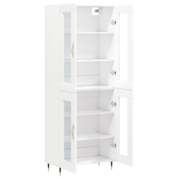 vidaXL Ντουλάπι Λευκό 69,5x34x180cm από Επεξεργασμένο Ξύλο 1 τεμ.