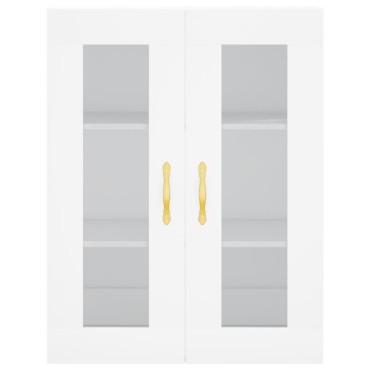 vidaXL Ντουλάπι Λευκό 69,5x34x180cm από Επεξεργασμένο Ξύλο 1 τεμ.