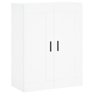 vidaXL Ντουλάπι Λευκό 69,5x34x180cm από Επεξεργασμένο Ξύλο 1 τεμ.