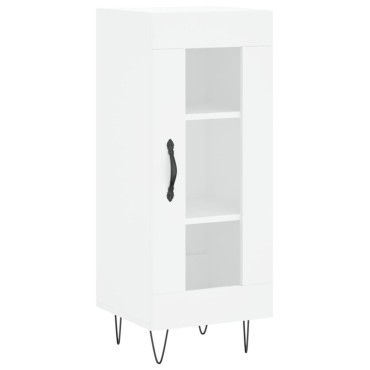 vidaXL Ντουλάπι Λευκό 34,5x34x180cm από Επεξεργασμένο Ξύλο 1 τεμ.