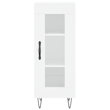 vidaXL Ντουλάπι Λευκό 34,5x34x180cm από Επεξεργασμένο Ξύλο 1 τεμ.