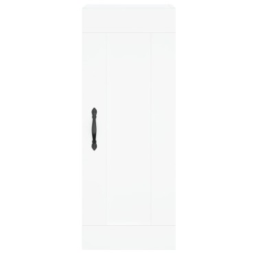 vidaXL Ντουλάπι Λευκό 34,5x34x180cm από Επεξεργασμένο Ξύλο 1 τεμ.