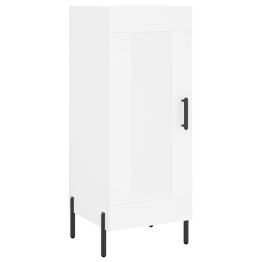 vidaXL Ντουλάπι Λευκό 34,5x34x180cm από Επεξεργασμένο Ξύλο 1 τεμ.