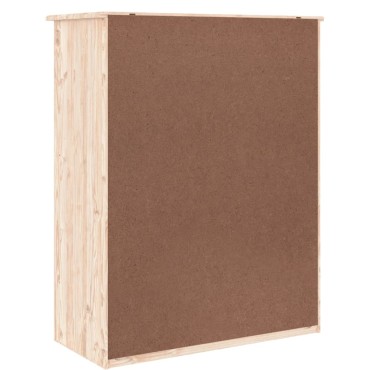 vidaXL Παπουτσοθήκη ALTA 77x35x96cm από Μασίφ Ξύλο Πεύκου
