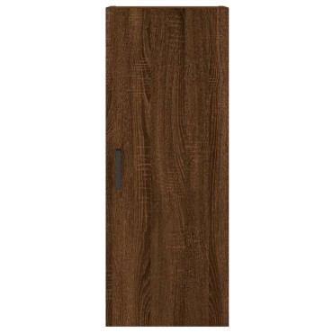 vidaXL Ντουλάπι Καφέ Δρυς 34,5x34x180cm από Επεξεργασμένο Ξύλο 1 τεμ.