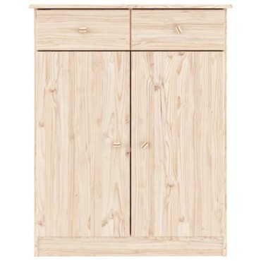 vidaXL Παπουτσοθήκη ALTA 77x35x96cm από Μασίφ Ξύλο Πεύκου