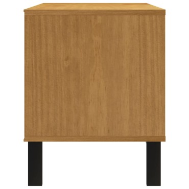 vidaXL Έπιπλο Τηλεόρασης FLAM 110x40x50cm από Μασίφ Ξύλο Πεύκου