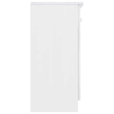 vidaXL Ντουλάπι ALTA Λευκό 112x35x73cm από Μασίφ Ξύλο Πεύκου 1 τεμ.