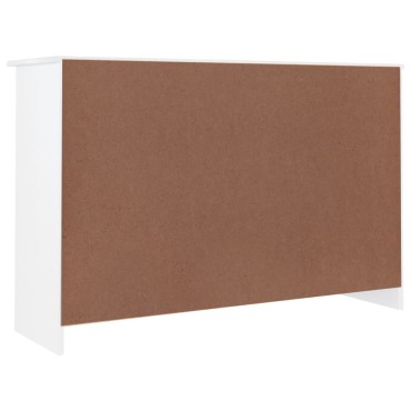 vidaXL Ντουλάπι ALTA Λευκό 112x35x73cm από Μασίφ Ξύλο Πεύκου 1 τεμ.