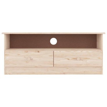 vidaXL Έπιπλο Τηλεόρασης Συρτάρια ALTA 100x35x41cm Μασίφ Ξύλο Πεύκου