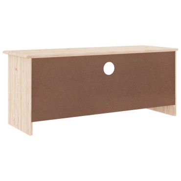 vidaXL Έπιπλο Τηλεόρασης Συρτάρια ALTA 100x35x41cm Μασίφ Ξύλο Πεύκου