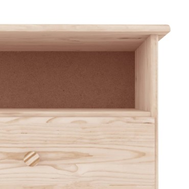 vidaXL Έπιπλο Τηλεόρασης Συρτάρια ALTA 100x35x41cm Μασίφ Ξύλο Πεύκου