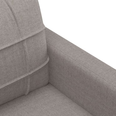 vidaXL Καναπές Τριθέσιος Taupe Υφασμάτινος 198x77x80cm 1 τεμ.