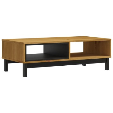 vidaXL Τραπεζάκι Σαλονιού FLAM 100x50x32,5cm από Μασίφ Ξύλο Πεύκου 1 τεμ.