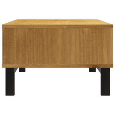 vidaXL Τραπεζάκι Σαλονιού FLAM 100x50x32,5cm από Μασίφ Ξύλο Πεύκου 1 τεμ.