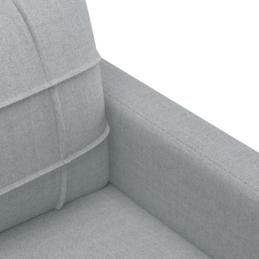 vidaXL Πολυθρόνα Ανοιχτό Γκρι Υφασμάτινη 78x77x80cm 1 τεμ. Γωνιακός