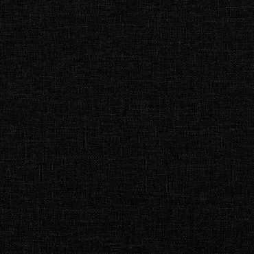 vidaXL Καναπές Κρεβάτι Μαύρος 100x200cm Υφασμάτινος 1 τεμ. - Μονό
