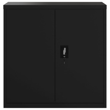 vidaXL Αρχειοθήκη Μαύρη 90x40x90cm από Ατσάλι 1 τεμ.