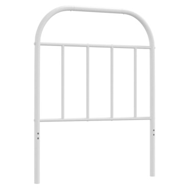 vidaXL Κεφαλάρι Λευκό Μεταλλικό 80x3x100cm 1 τεμ.
