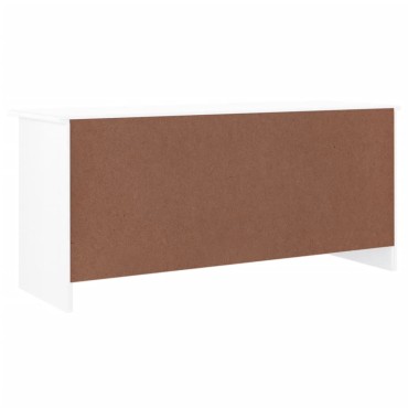 vidaXL Παπουτσοθήκη ALTA Λευκή 100x35x45cm από Μασίφ Ξύλο Πεύκου 1 τεμ.