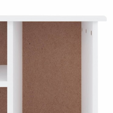 vidaXL Παπουτσοθήκη ALTA Λευκή 100x35x45cm από Μασίφ Ξύλο Πεύκου 1 τεμ.