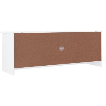 vidaXL Έπιπλο Τηλεόρασης ALTA Λευκό 112x35x41cm από Μασίφ Ξύλο Πεύκου