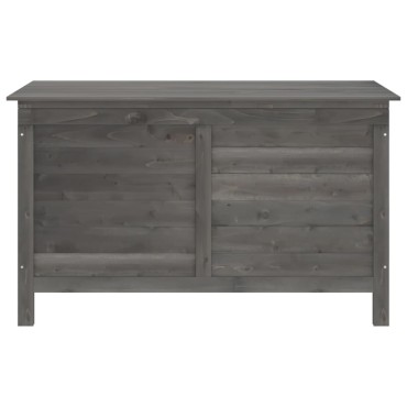 vidaXL Μπαούλο Αποθ. Κήπου Ανθρακί 99x49,5x58,5cm Μασίφ Ξύλο Ελάτης 1 τεμ.