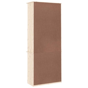 vidaXL Βιβλιοθήκη με Συρτάρια ALTA 77x35x186,5cm Μασίφ Ξύλο Πεύκου 1 τεμ.
