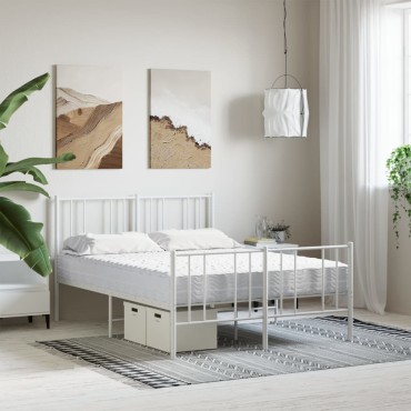 vidaXL Στρώμα Αφρού Σκληρότητα H2 H3 Λευκό 120x200cm 1 τεμ. - Μονό