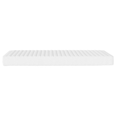 vidaXL Στρώμα Αφρού Σκληρότητα H2 H3 Λευκό 140x200cm 1 τεμ. - Διπλό