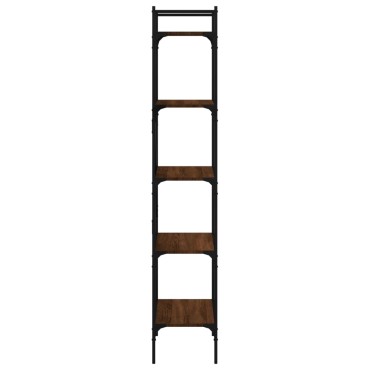 vidaXL Βιβλιοθήκη 5 Επιπέδων Καφέ Δρυς 56x31,5x174cm Επεξ. Ξύλο 1 τεμ.