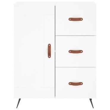 vidaXL Ντουλάπι Λευκό 69,5x34x180cm από Επεξεργασμένο Ξύλο 1 τεμ.