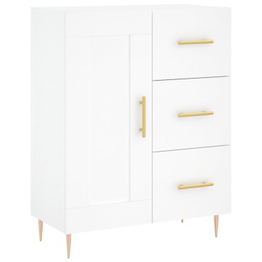 vidaXL Ντουλάπι Λευκό 69,5x34x180cm από Επεξεργασμένο Ξύλο 1 τεμ.