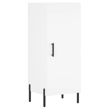 vidaXL Ντουλάπι Λευκό 34,5x34x180cm από Επεξεργασμένο Ξύλο 1 τεμ.