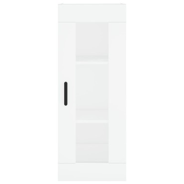 vidaXL Ντουλάπι Λευκό 34,5x34x180cm από Επεξεργασμένο Ξύλο 1 τεμ.