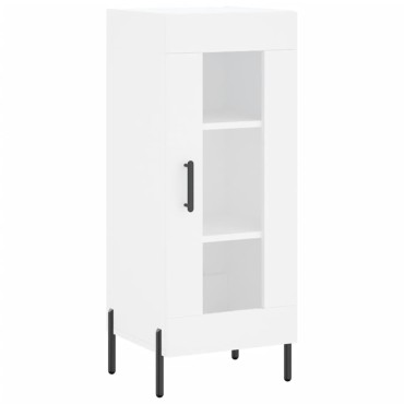 vidaXL Ντουλάπι Λευκό 34,5x34x180cm από Επεξεργασμένο Ξύλο 1 τεμ.