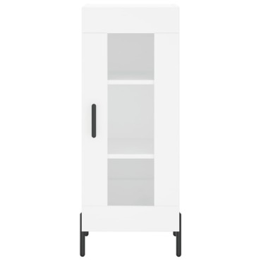 vidaXL Ντουλάπι Λευκό 34,5x34x180cm από Επεξεργασμένο Ξύλο 1 τεμ.